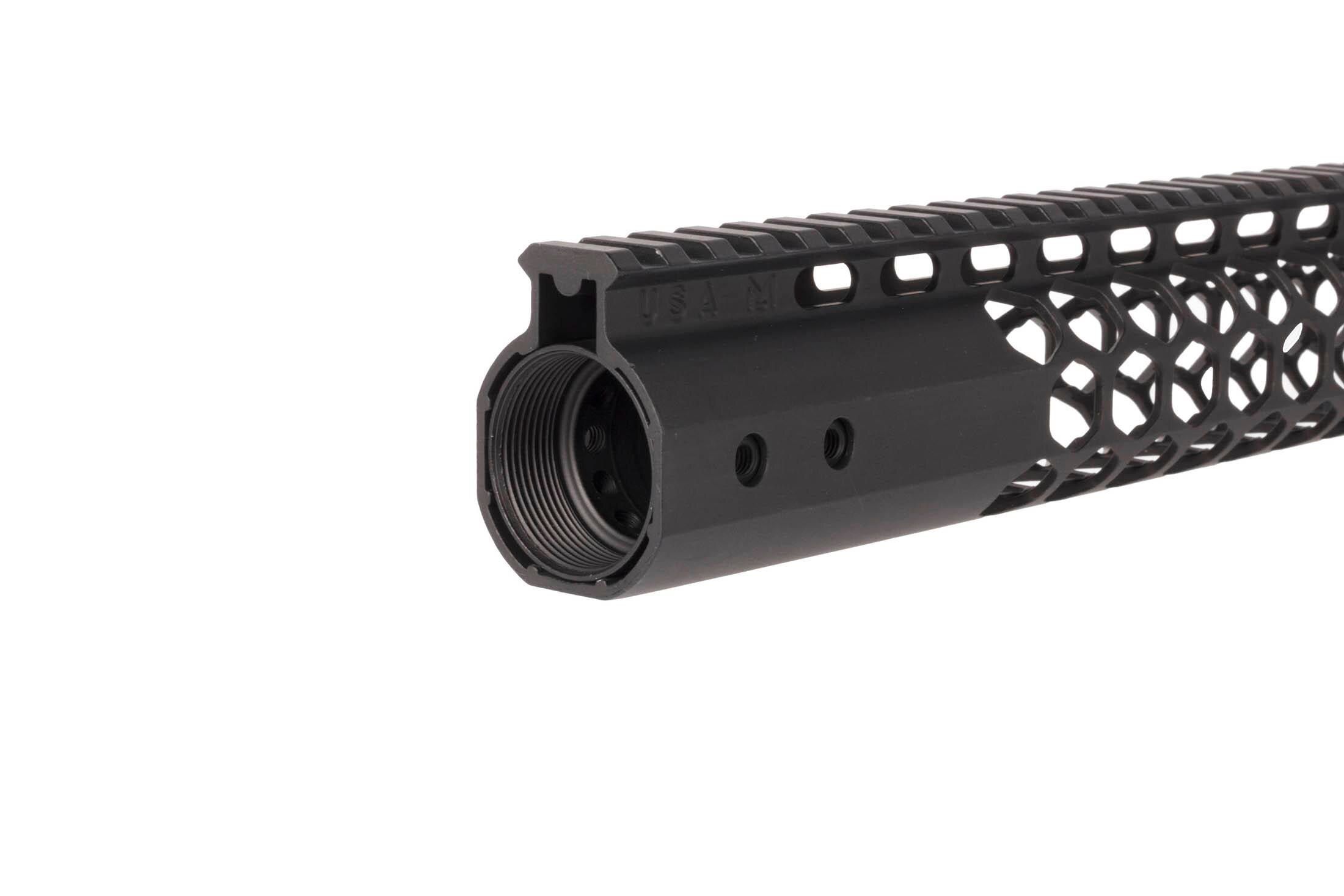 Guntec USA Air Lite Honeycomb AR-15 Handguard - M-LOK - Black - 15